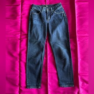 Silver Jean Co cropped denim jeans dark blue size 25